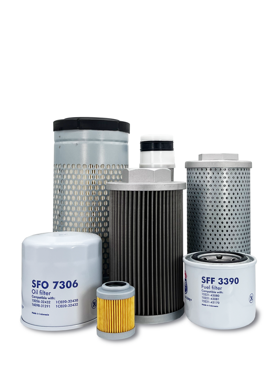 エッセンシャルオイル yasushi kubota HERO® Maintenance Filter Kit For Kubota KX91-3S2 Excavator