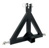 HERO 3-Point Trailer Hitch 2" Receiver for CAT 1 Tractors - 3,000lbs Capacity