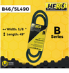 HERO® 5/8 inch x 49 inch Aramid Kevlar Lawn Mower Belt Replacement For Reference B46 5L490