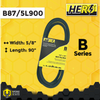HERO® 5/8 inch x 90 inch Aramid Kevlar Lawn Mower Belt Replacement For Reference B87 5L900