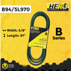 HERO® 5/8 inch x 97 inch Aramid Kevlar Lawn Mower Belt Replacement For Reference B94 5L970