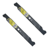 HERO® High Lift Mower Blade For MTD Cub Cadet Troy-Bilt With 21 inch Deck 2.5 inch CtoC & 59/64 inch x 11/16 inch Bow-Tie Center Hole Replaces 742-04276 742-0741 942-0641 CMXGZAM100067