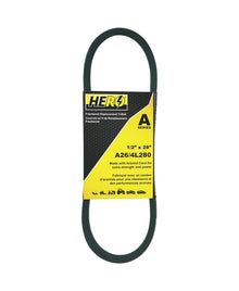  HERO® 1/2 inch x 28 inch Aramid Kevlar Lawn Mower Belt Replacement For Reference A26 4L280