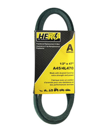  HERO® 1/2 inch x 47 inch Aramid Kevlar Lawn Mower Belt Replacement For Reference A45 4L470
