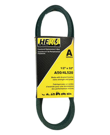  HERO® 1/2 inch x 52 inch Aramid Kevlar Lawn Mower Belt Replacement For Reference A50 4L520