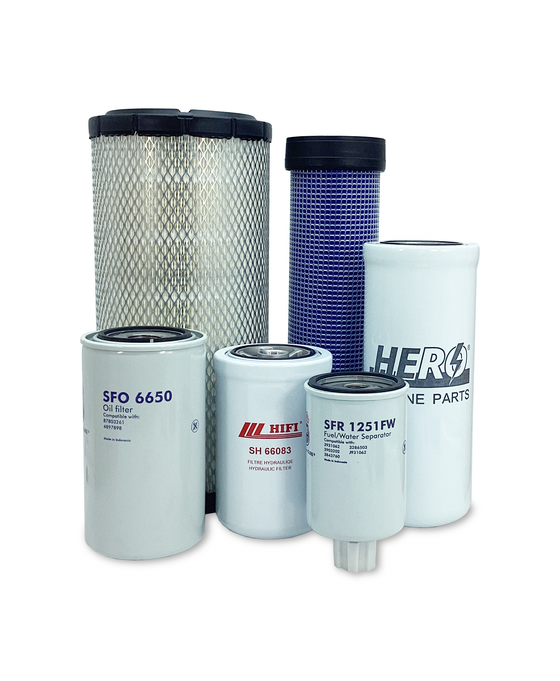 HERO® Maintenance Filter Kit For CASE 580SM+ Series 2 Loader Backhoe