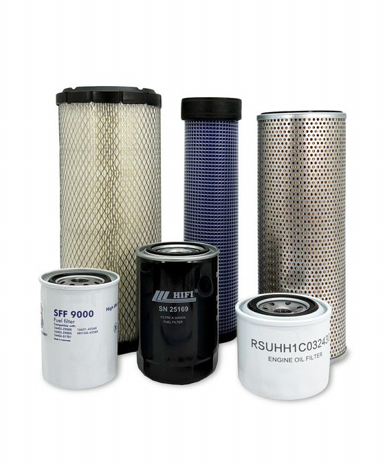 CFKIT Service Filter Kit For 2008 Takeuchi TL130 Skid Steer (4TNV98-YTBL Engine) | TKSET04