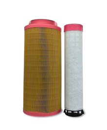  HERO Primary & Safety Air Filter Combo Replaces 184146 184195 1G37711210 1G37711220 P778989 P780030 For Gehl SL4640 SL4840 SL5640 SL6640 Bobcat 442