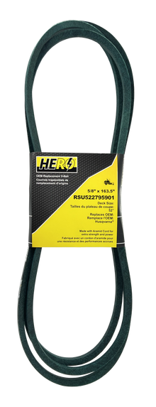  HERO OEM Aramid Kevlar Replacement Belt for 522795901 - Fits Husqvarna, Dixon, Exmark, Grasshopper, Ferris - 5/8" x 163-1/2"