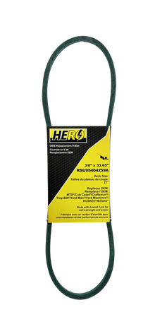  HERO OEM Aramid Kevlar Replacement Belt for MTD Self-Propelled Walk Behinds - 95404259A - Replaces 954-04259, 954-04259A, 754-04259A, 754-04259